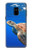 W3898 Sea Turtle Hard Case and Leather Flip Case For Samsung Galaxy A8 (2018)