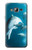 W3878 Dolphin Hard Case and Leather Flip Case For Samsung Galaxy J3 (2016)