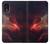 W3897 Red Nebula Space Hard Case and Leather Flip Case For Samsung Galaxy Xcover 5