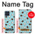 W3860 Coconut Dot Pattern Hard Case and Leather Flip Case For Samsung Galaxy M53