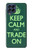 W3862 Keep Calm and Trade On Hard Case and Leather Flip Case For Samsung Galaxy M53