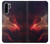 W3897 Red Nebula Space Hard Case and Leather Flip Case For Huawei P30 Pro