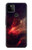 W3897 Red Nebula Space Hard Case and Leather Flip Case For Google Pixel 5A 5G