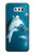 W3878 Dolphin Hard Case and Leather Flip Case For LG V30, LG V30 Plus, LG V30S ThinQ, LG V35, LG V35 ThinQ