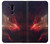 W3897 Red Nebula Space Hard Case and Leather Flip Case For LG G7 ThinQ