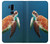 W3899 Sea Turtle Hard Case and Leather Flip Case For LG G7 ThinQ