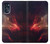 W3897 Red Nebula Space Hard Case and Leather Flip Case For Motorola Moto G (2022)