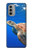 W3898 Sea Turtle Hard Case and Leather Flip Case For Motorola Moto G51 5G