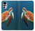 W3899 Sea Turtle Hard Case and Leather Flip Case For Motorola Moto G22