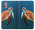 W3899 Sea Turtle Hard Case and Leather Flip Case For Motorola Moto G30, G20, G10