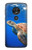 W3898 Sea Turtle Hard Case and Leather Flip Case For Motorola Moto G7 Power