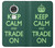 W3862 Keep Calm and Trade On Hard Case and Leather Flip Case For Motorola Moto G7, Moto G7 Plus