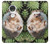 W3863 Pygmy Hedgehog Dwarf Hedgehog Paint Hard Case and Leather Flip Case For Motorola Moto G7, Moto G7 Plus