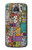 W3879 Retro Music Doodle Hard Case and Leather Flip Case For Motorola Moto Z2 Play, Z2 Force