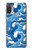 W3901 Aesthetic Storm Ocean Waves Hard Case and Leather Flip Case For Motorola Moto E20,E30,E40