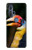 W3876 Colorful Hornbill Hard Case and Leather Flip Case For Motorola Edge+