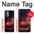 W3897 Red Nebula Space Hard Case and Leather Flip Case For OnePlus Nord N200 5G