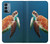 W3899 Sea Turtle Hard Case and Leather Flip Case For OnePlus Nord N200 5G