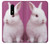 W3870 Cute Baby Bunny Hard Case and Leather Flip Case For OnePlus 6