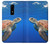 W3898 Sea Turtle Hard Case and Leather Flip Case For OnePlus 6