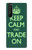 W3862 Keep Calm and Trade On Hard Case and Leather Flip Case For Sony Xperia 1 III