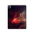 W3897 Red Nebula Space Tablet Hard Case For iPad Pro 12.9 (2022,2021,2020,2018, 3rd, 4th, 5th, 6th)