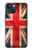 W2303 British UK Vintage Flag Hard Case and Leather Flip Case For iPhone 14