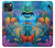 W3227 Underwater World Cartoon Hard Case and Leather Flip Case For iPhone 14