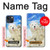 W3794 Arctic Polar Bear and Seal Paint Hard Case and Leather Flip Case For iPhone 14