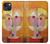 W3811 Paul Klee Senecio Man Head Hard Case and Leather Flip Case For iPhone 14