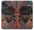 W3895 Pirate Skull Metal Hard Case and Leather Flip Case For iPhone 14