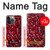 W3757 Pomegranate Hard Case and Leather Flip Case For iPhone 14 Pro