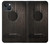 W3834 Old Woods Black Guitar Hard Case and Leather Flip Case For iPhone 14 Plus