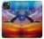 W3841 Bald Eagle Flying Colorful Sky Hard Case and Leather Flip Case For iPhone 14 Plus