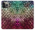 W3539 Mermaid Fish Scale Hard Case and Leather Flip Case For iPhone 14 Pro Max