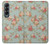 W3910 Vintage Rose Hard Case For Samsung Galaxy Z Fold 4