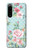 W3494 Vintage Rose Polka Dot Hard Case and Leather Flip Case For Sony Xperia 5 IV