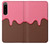 W3754 Strawberry Ice Cream Cone Hard Case and Leather Flip Case For Sony Xperia 5 IV