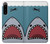 W3825 Cartoon Shark Sea Diving Hard Case and Leather Flip Case For Sony Xperia 5 IV