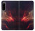 W3897 Red Nebula Space Hard Case and Leather Flip Case For Sony Xperia 5 IV