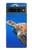 W3898 Sea Turtle Hard Case and Leather Flip Case For Google Pixel 7 Pro