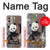 W3793 Cute Baby Panda Snow Painting Hard Case and Leather Flip Case For Motorola Moto G32