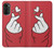 W3701 Mini Heart Love Sign Hard Case and Leather Flip Case For Motorola Moto G52, G82 5G