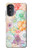 W3705 Pastel Floral Flower Hard Case and Leather Flip Case For Motorola Moto G52, G82 5G