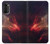 W3897 Red Nebula Space Hard Case and Leather Flip Case For Motorola Moto G52, G82 5G
