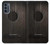 W3834 Old Woods Black Guitar Hard Case and Leather Flip Case For Motorola Moto G62 5G