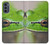 W3845 Green frog Hard Case and Leather Flip Case For Motorola Moto G62 5G