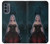 W3847 Lilith Devil Bride Gothic Girl Skull Grim Reaper Hard Case and Leather Flip Case For Motorola Moto G62 5G