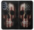 W3850 American Flag Skull Hard Case and Leather Flip Case For Motorola Moto G62 5G