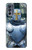 W3864 Medieval Templar Heavy Armor Knight Hard Case and Leather Flip Case For Motorola Moto G62 5G